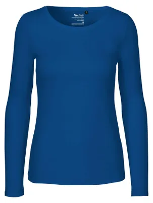 Produktbild von Neutral - T-Shirt für Damen Langärmlig LT2916 (XS) (Königsblau)