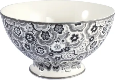 Produktbild von Greengate Selma Suppenbowl grau 15cm