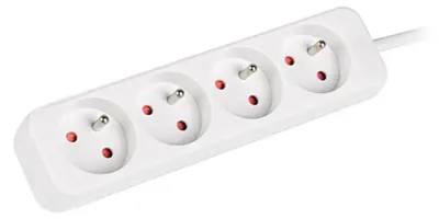 Obrázok produktu pre Lanberg PS0-04E-0150-W LANBERG Steckdosenleisten 1.5M 4X 230V PL MASSIVKUPFERKABEL