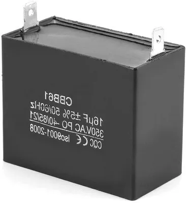 Image de Condensateur de démarrage pour moteur 350 V, 16 µF, CA