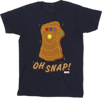 Produktbild von Marvel - "Oh Snap" T-Shirt für Herren BI38448 (S) (Marineblau)