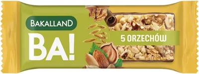 Obrázek produktu pro Bakalland BA! Baton zbożowy 5 orzechów - 40g