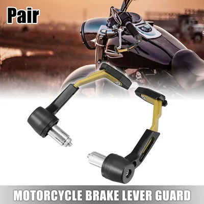 Produktbild von 1 Paar 7/8" 22mm Motorrad Bremshebelschutz Lenkerschutz Goldton