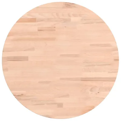 Immagine prodotto di Piano tavolo vidaXL rotondo in legno massello di faggio, Ø 50 x 1,5 cm