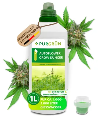 Produktbild von Purgrün Autoflower-Grow-Dünger 1 Liter