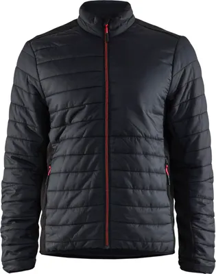 Produktbild von Blakläder Jacke warm gefüttert 4710, Farbe:Schwarz/Rot, Größe:S