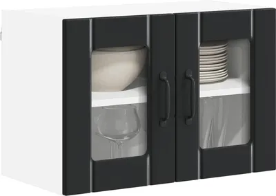 Produktbild von Langlebige Küchenschrank Schwarz 60 x 31 x 40cm Holzwerkstoff - Möbel764060 - Küchenschränke