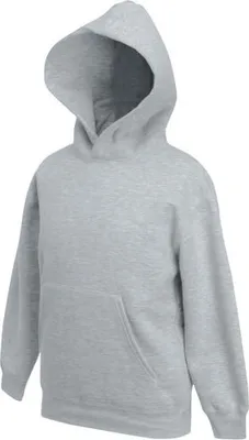 Produktbild von Fruit of the Loom - Kids Classic Hooded Sweat - Heather Grey - 116