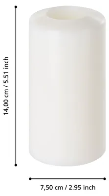 Produktbild von Eglo Tunduru Kerzenständer mit 7,5 cm Durchmesser und 14 cm Höhe