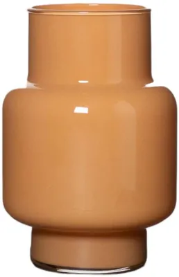 Immagine prodotto di Vaso decorativo OttoSimon, color albicocca-arancio, 25 cm, Vetroceramica, stile moderno