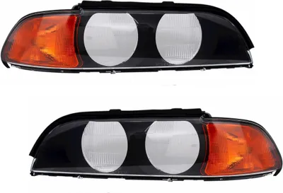 Produktbild von Frontblinker Set für 5er BMW E39 nur Halogen Blinker in Gelb Streuscheibe