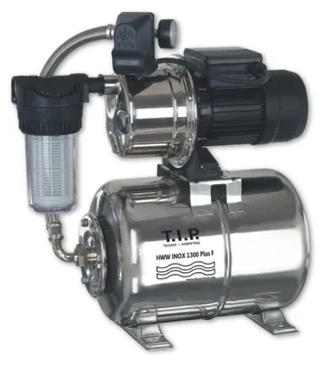 Hydrofoorpomp 1.200 W, Edelstahl, 4.350 l/h, 50 m/5 bar