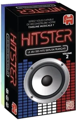 Zdjęcie produktu dla Jumbo Hitster 100% chansons françaises, Gra karciana, Przyjęcie, 16 lat(a), 30 min, 30 min