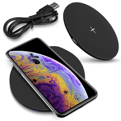 Produktbild von Qi Schnellladegerät Kabellos Apple iPhone 8 XR XS Max Wireless 15W Ladestation