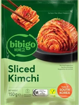 Produktbild von Bibigo | Kimchi - 150g - Vegane Variante - Ohne Fischsauce - Koreanische Spezialität