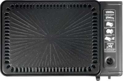 Produktbild von Gasherd, tragbares Design, einstellbare Feuerkraft, schwarz
