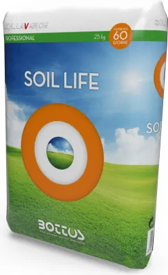 Immagine prodotto di Bottos Soil Life 16 -0 -15 + 2 MgO + i.m.i. - Fertilizzante per prato da 25 Kg