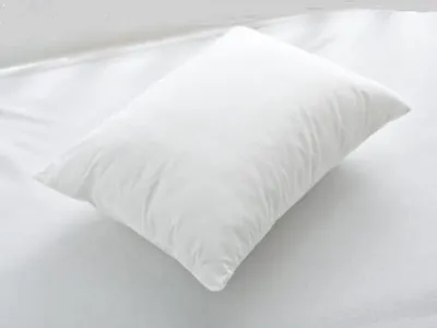 Produktbild von Kopfkissen 50x70 cm, Weich Mikrofaser Kissen (1000g) mit Baumwollebezug, Atmungsaktiver und Stützend