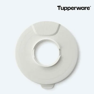 Produktbild von Tupperware Spritzschutzdeckel für Rührschüsseln 1,0 l, 2,0 l, 3,5 l mit Abgießrinnen und zentraler Öffnung
