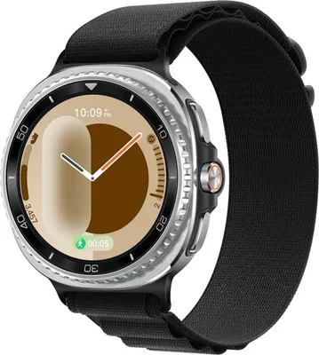 Obrázok produktu pre Nylonový remienok pre Samsung Galaxy Watch 8 / 8 Classic Alpine Loop Design Black