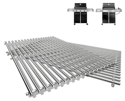 Image de Solidchoice - Grille de cuisson en acier inoxydable pour barbecues à gaz
