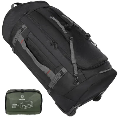 Produktbild von Faltbare Reisetasche mit Rollen 120L Wasserdicht