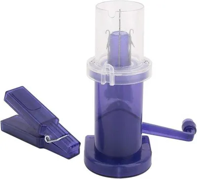 Immagine prodotto di Macchina per maglieria artigianale - Mini macchina per maglieria - Macchina francese - Cardan per bobine fai da te - Pinza per uncinetto per maglioni - Braccio artigianale per bambini - Adulti - Principianti - Maglieria fai da te