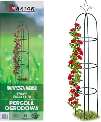 Zdjęcie produktu dla PERG-N0309 PERGOLA OGRODOWA KOLUMNOWA KOLUMNA SŁUP NA RÓŻE KWIATY pnące 190 cm