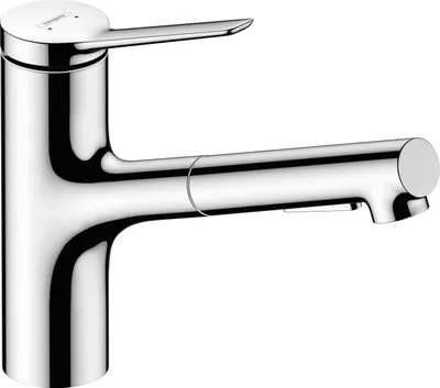 Zdjęcie produktu dla Hansgrohe bateria zlewozmywakowa 150 Zesis M33 wyciągana wylewka 2jet chrom, 74800000