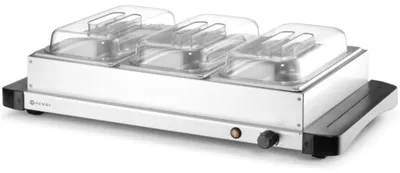 Image de Chauffe-plats, HENDI, 220-240 V/400 W, 657 x 381 x (H) 161 mm