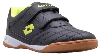 Produktbild von Lotto - Kinder Sneaker "Packer", Ökologisches Leder MR78616 (30 EU) (Schwarz/Grün)
