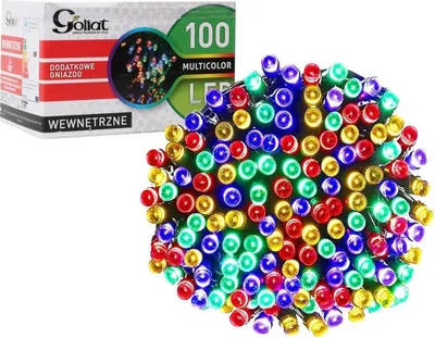 Produktbild von Weihnachtsbaumbeleuchtung, 100 LED-Ring, mehrfarbig, für den Innenbereich