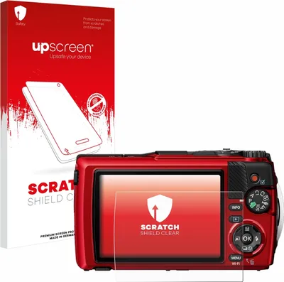 Produktbild von upscreen Schutzfolie für Olympus OM System Tough TG-7 Displayschutz Displayschutzfolie Folie Klar Transparent