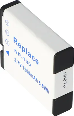 Produktbild von Akku kompatibel mit CASIO NP-130 – 3,7 V 1500 mAh 5,6 Wh Li-Ion