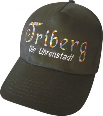 Produktbild von Baseballcap mit Einstickung - Friberg Die Uhrenstadt - 68026 schwarz