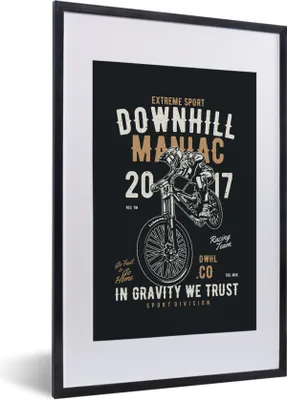 Produktbild von MuchoWow® MuchoWow® Gerahmtes Poster Mancave - Sport - Altmodisch 40x60 cm - Poster mit zchwarzem Bilderrahmen - Poster in Rahmen