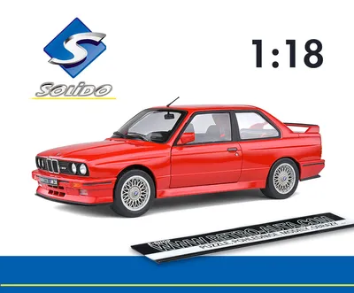 Obrázek produktu pro BMW E30 M3 1986 - Červená SOLIDO 1:18