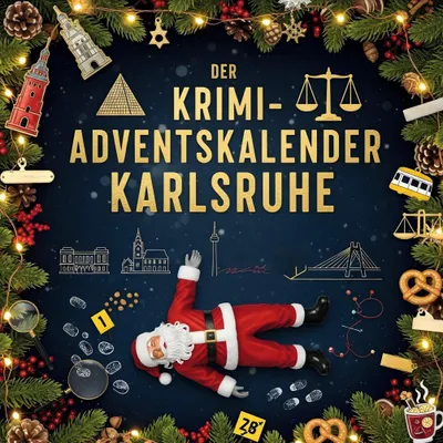 Produktbild von Der Krimi-Adventskalender Karlsruhe