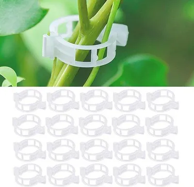 Produktbild von Pflanzhilfen für Pflanzen - Recyclingfähige Blumenzangen für Tomaten, Blumen und Gemüse - 300 Stück