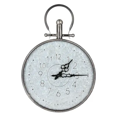 Image de BURI Horloge murale rétro 31,5cm Horloge de poche Design Horloge de cuisine Horloge de salon Horloge de salle de bain Horloge à quartz