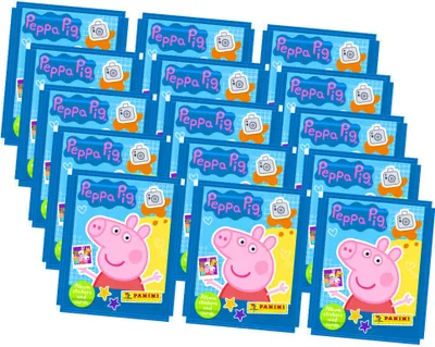 Produktbild von Panini Peppa Pig Sticker - Mein Fotoalbum (2023) - 15 Tüten Sammelsticker