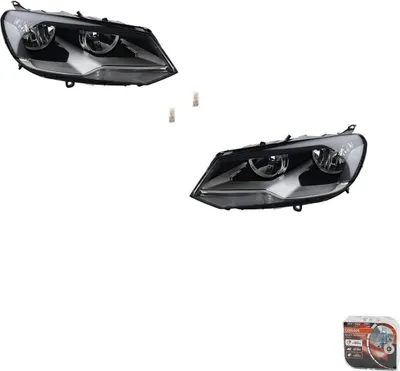 Productafbeelding van Koplampen + Osram Night Breaker Laser, geschikt voor VW Touareg 7P, H15, set, links en rechts, artikelnummer 7P1941005 / 7P1941006, Johns