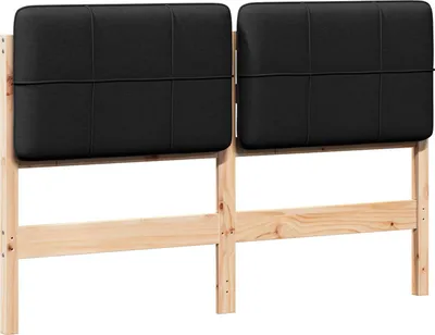 Obrázok produktu pre vidaXL Čalúnené čelo s opierkou hlavy hnedo-čierne 120 cm