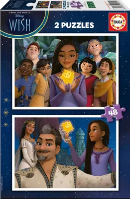 Zdjęcie produktu dla Disney Wunschpuzzle 2x48Stü ck