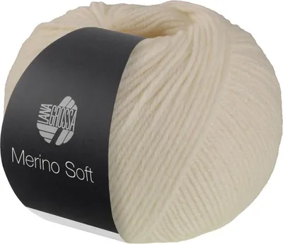 Produktbild von Lana Grossa - Merino Soft 0001 ecru