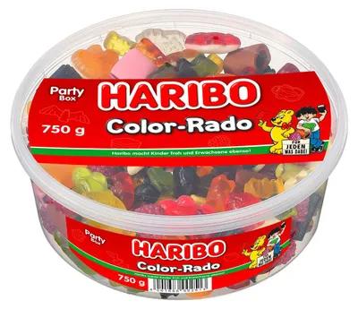 Zdjęcie produktu dla HARIBO Fruchtgummi Color-Rado 9028038 750g