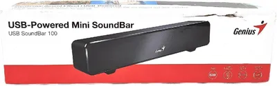 Obrázok produktu pre Genius SoundBar 100/Stereo/6W/Čierna