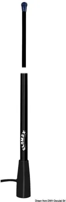 Immagine prodotto di Antenna VHF GLOMEX RA 400 nera - Osculati 29.996.06