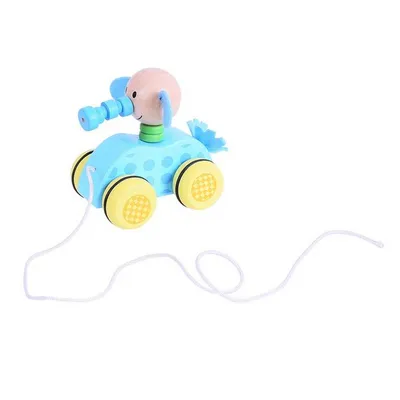 Produktbild von Bigjigs Toys Ziehspielzeug an einer Babyelefantenschnur