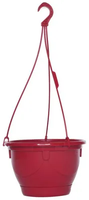 Image de Suspension Acropole - D27cm - H18cm - 6L - Rouge - Fabrication Française